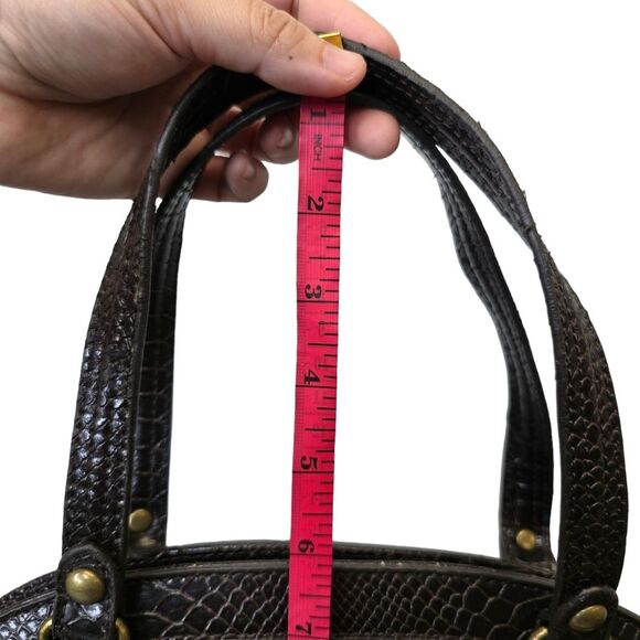 Y2K Vintage XOXO Leopard Logo Brown Shoulder Bag 2000s - Picture 12 of 16